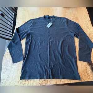 NWT- Hugo Boss XXL Dark Gray Long Sleeve cotton Shirt